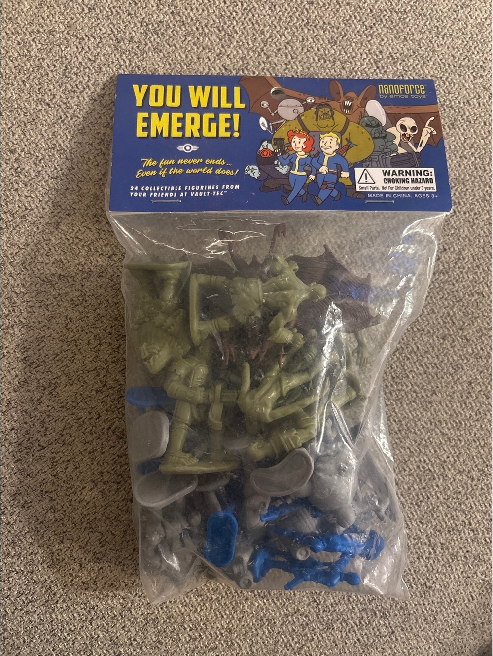 Nanoforce You Will Emerge! Fallout Collectible Action Figure Set